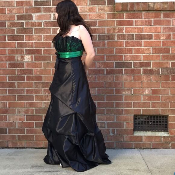 Jessica McClintock for Gunne Sax Strapless Gown sz 5 - Picture 1 of 16